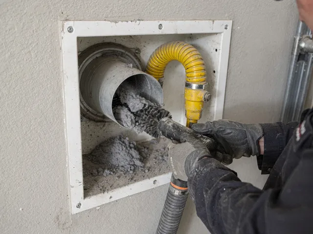 Gas Dryer Vent Cleaning in Maynard