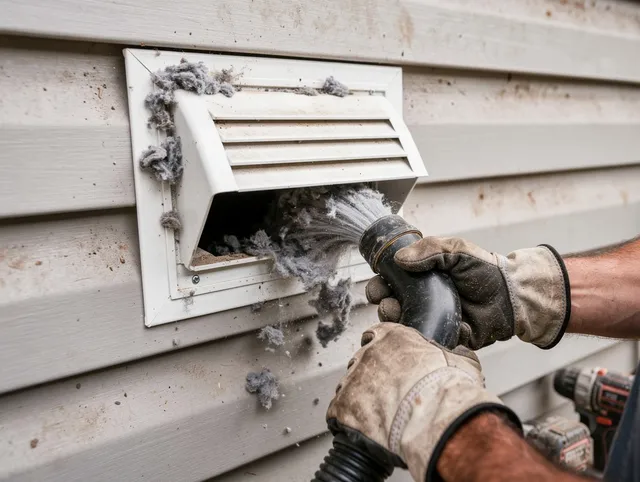 Professional dryer vent cleaning by Maynard Dryer Vent Cleaning in Maynard