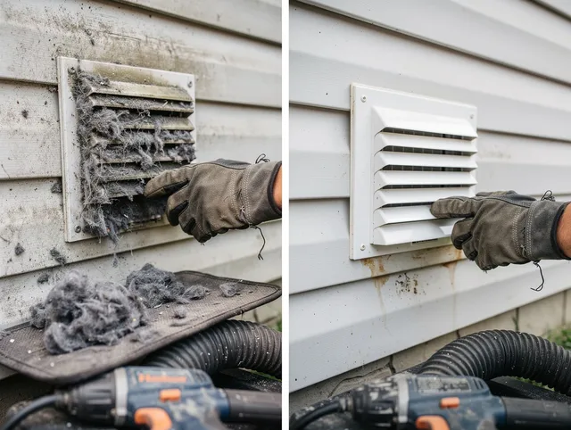 Residential dryer vent cleaning by Maynard Dryer Vent Cleaning in Maynard